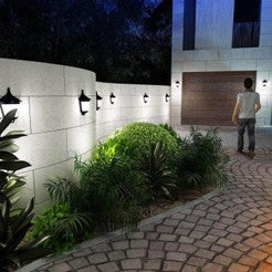 Rechargeable Solar Flame Pergola and Outdoor-Light