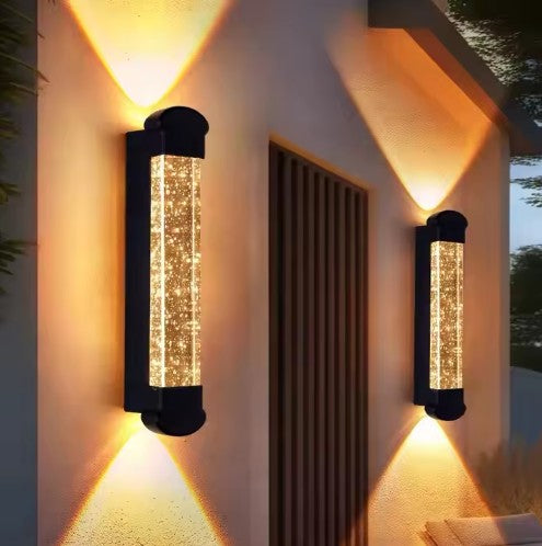 New Design Outdoor, Pergola and Wall Light with Long Strip Mounted Lights IP55 Waterproof LED Wall Lamps Outside for Garden