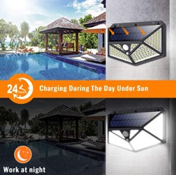 135 LED Waterproof Pergola and Outdoor Solar Light