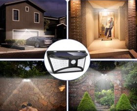 68 LED Waterproof Pergola and Outdoor Solar Light