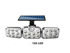 New 138 LED Waterproof Pergola and Outdoor Solar Light