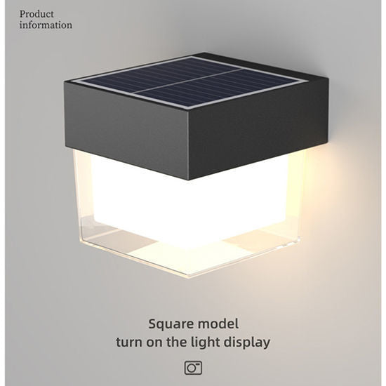 VLED Pergola and Garden Solar Spotlight - Compact ABS Design