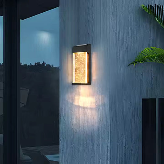 VLED Pergola and Garden Solar Wall Light - ABS+Glass, Warm/Cold White, SMD2835 LEDs, 8-10 Hours Lighting, IP44 Waterproof