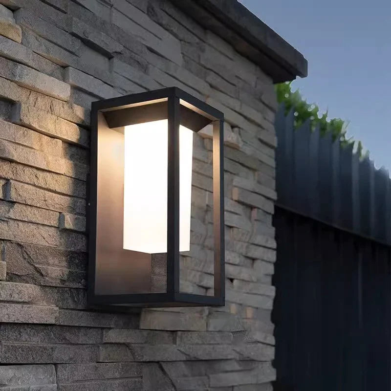 VLED Pergola and Garden Solar Wall Light - Aluminum & Acrylic Build