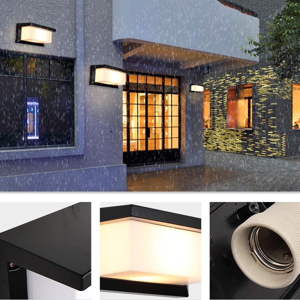 VLED Pergola and Garden Solar Wall Light - Double Layered PC Cover