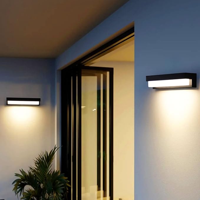 VLED Pergola and Garden Solar Wall Light - Enhanced Brightness