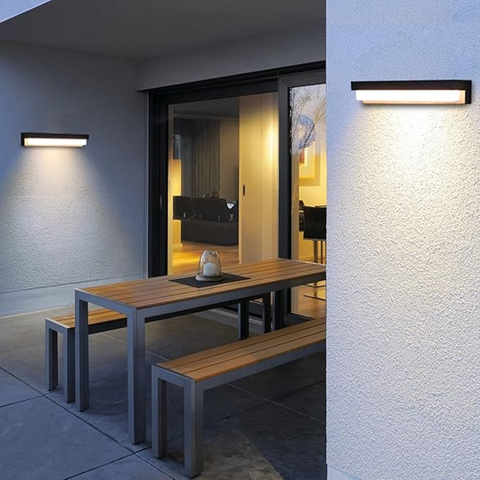 VLED Pergola and Garden Solar Wall Light - Enhanced Brightness