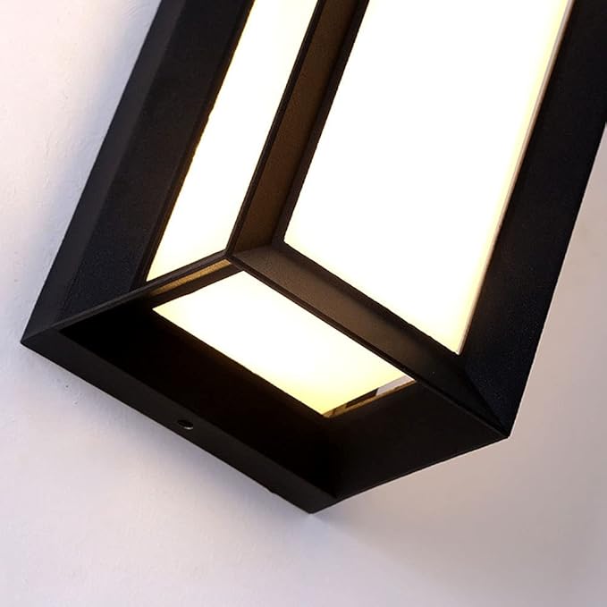 VLED Pergola and Garden Solar Wall Light - Slim ABS+PP Design